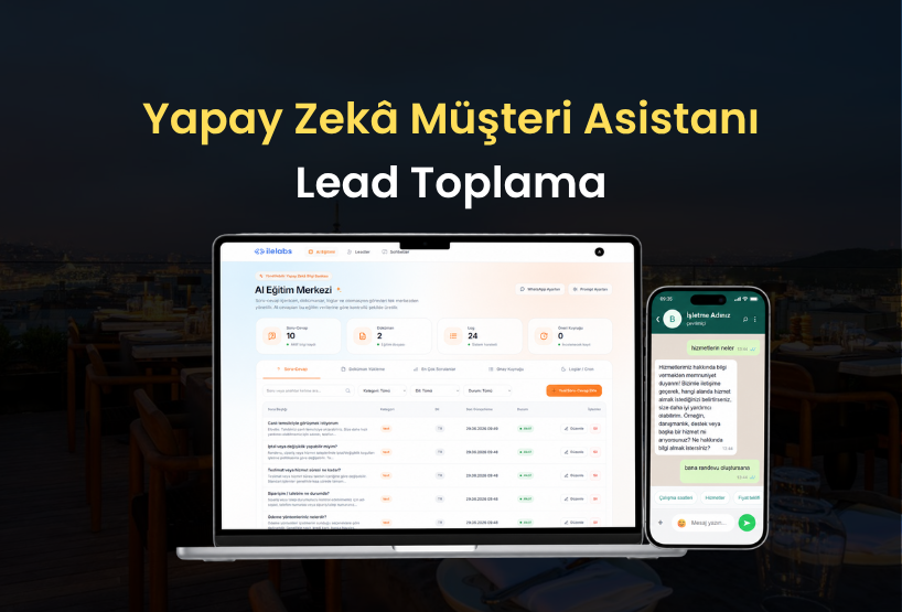 Yapay Zekâ Müşteri Asistanı + Lead Toplama + Eğitim Paneli