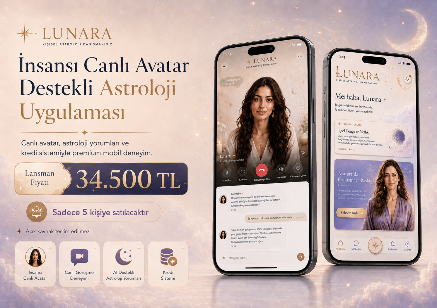 İnsansı Avatar Astroloji Uygulaması