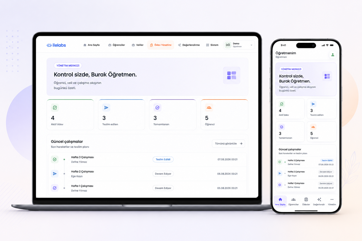 Al Asistanlı - Öğrenci, Ödev ve Veli Takip Sistemi + Mobil Uygulama